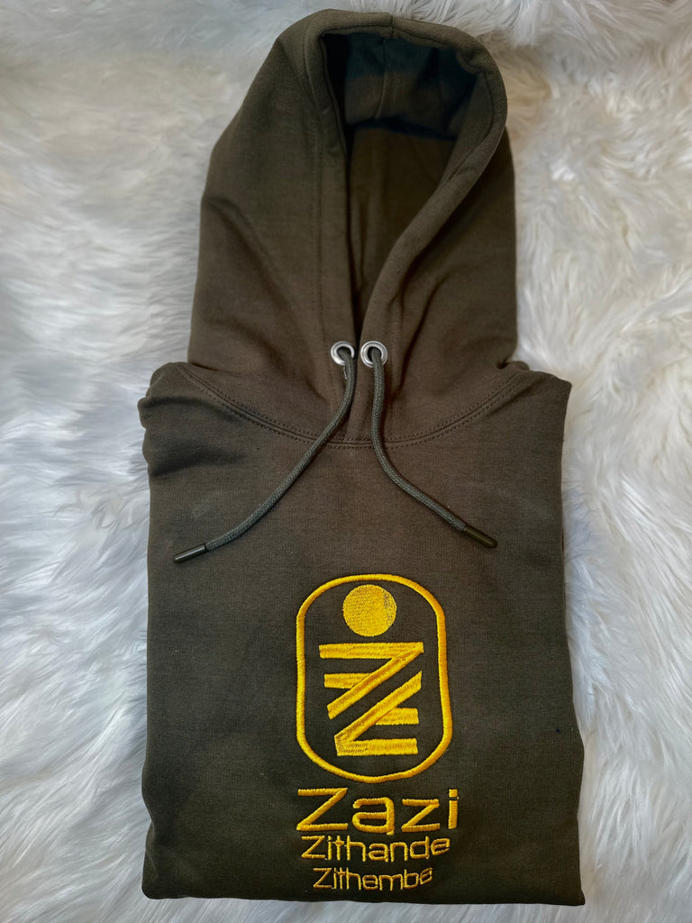 Hoodies - ZZZ Army Green Hoodie – Zazi Online Store