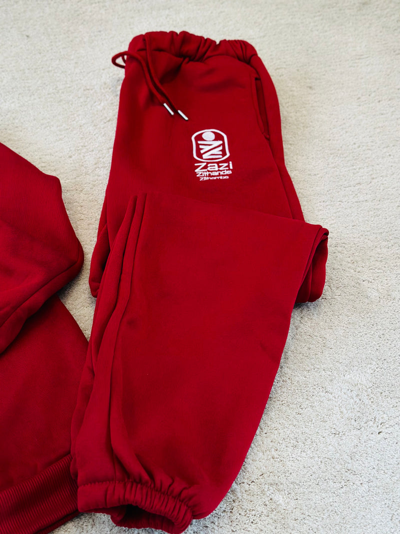 Rise Collection - Red Tracksuit – Zazi Online Store