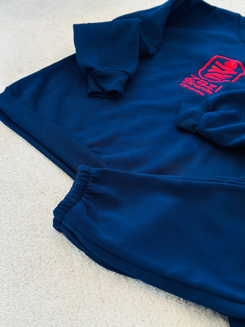 Rise Collection - Navy Tracksuit – Zazi Online Store